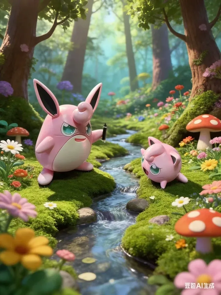 [PREORDER] 1/20 Scale World Figure [YOR] – Jigglypuff & Wigglytuff