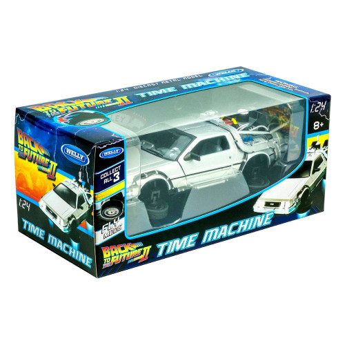 Voiture Retour vers le Futur II DeLorean LK Coupe 1981 18 cm - welly