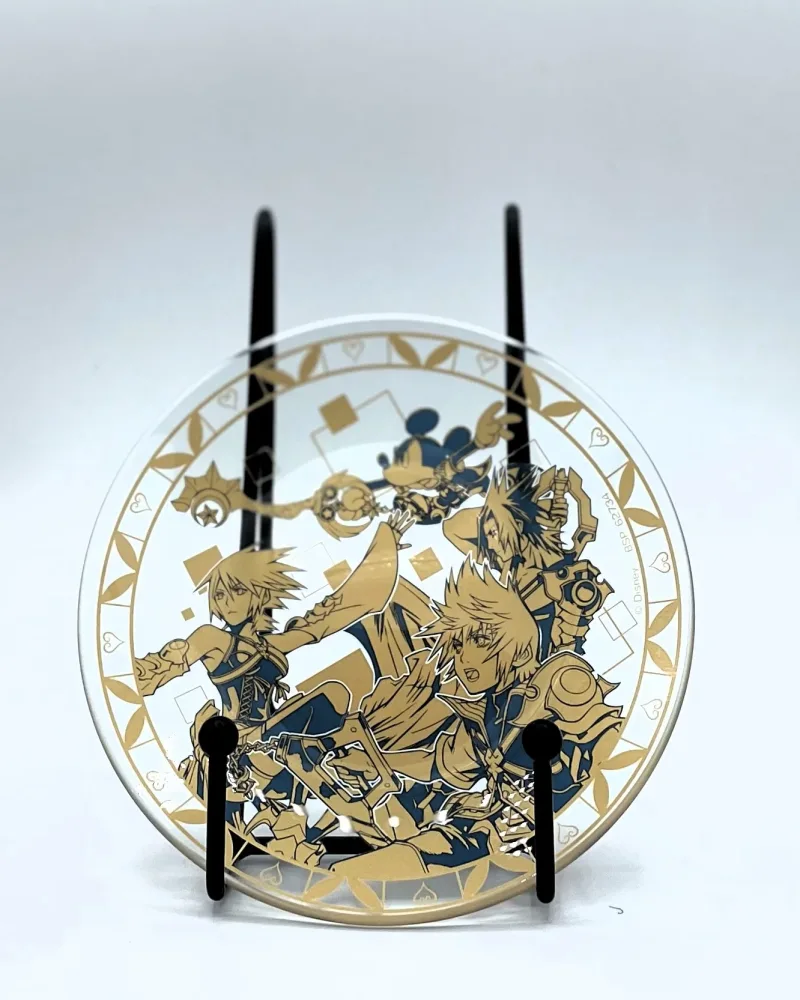 Kingdom Hearts – Assiette – ICHIBAN KUJI – Linking Heart Lot D en verre