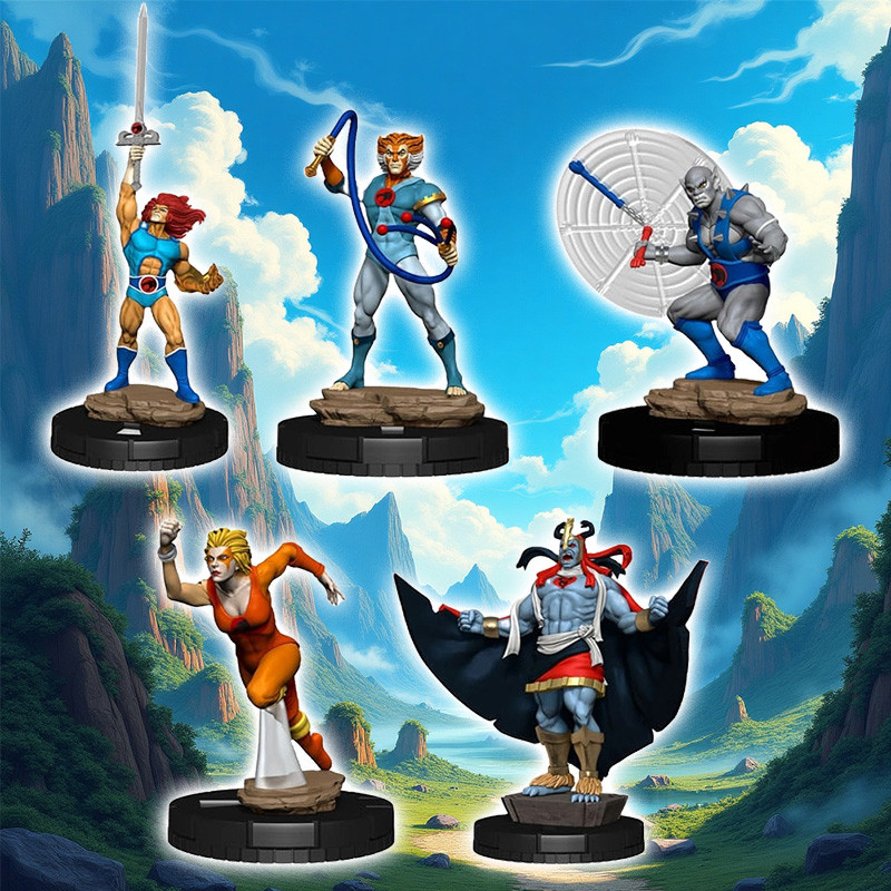 Figurine – COSMOCATS Pack 5 Cosmocats HeroClix Iconix Wizkids