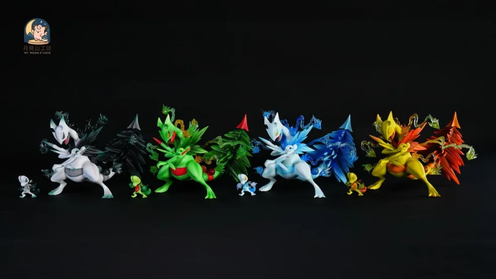 [PREORDER] 1/20 Scale World Figure [MT MOON] – Mega Sceptile & Treecko