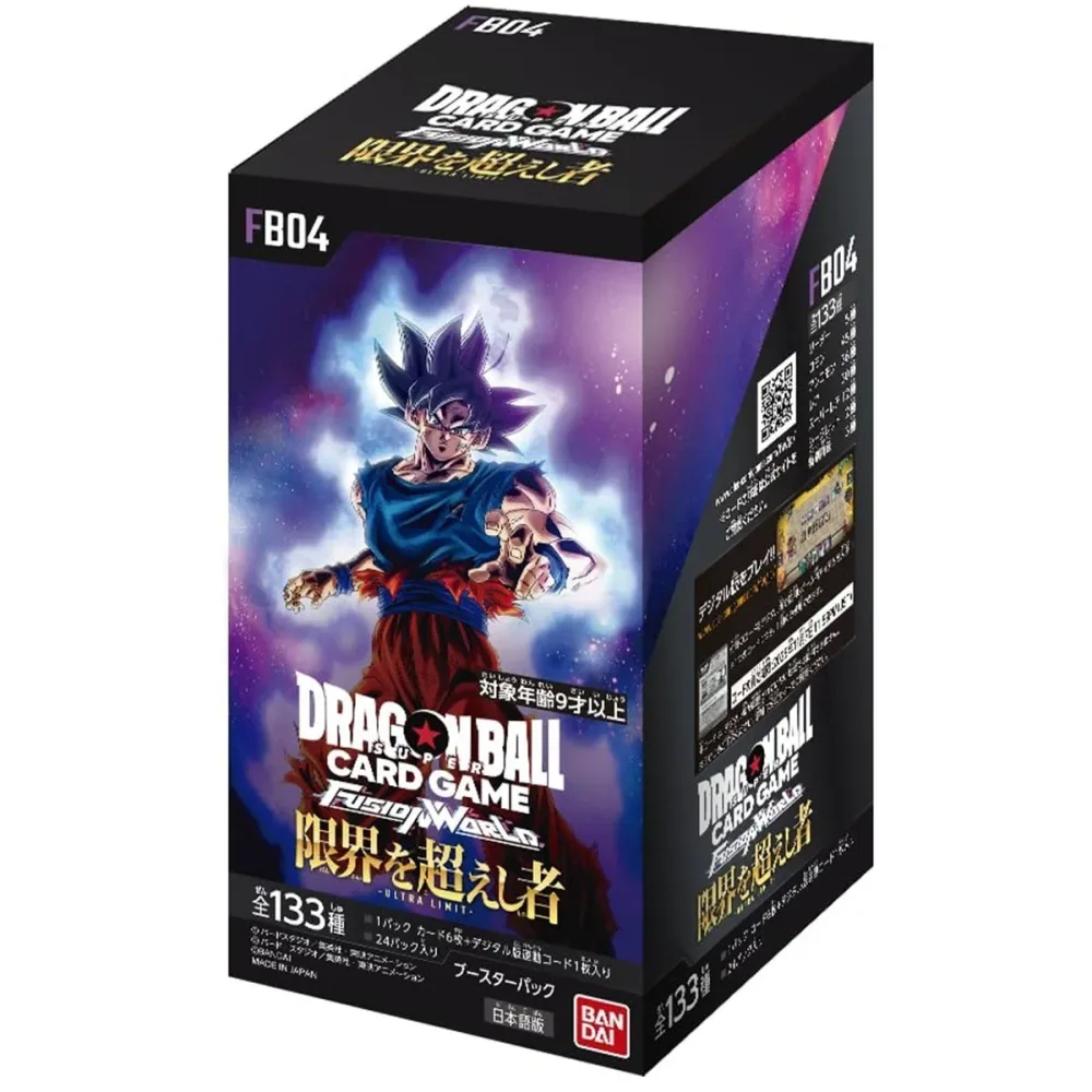 Dragon Ball Super Card Game - Boite de 24 boosters Fusion World FB04 - JP