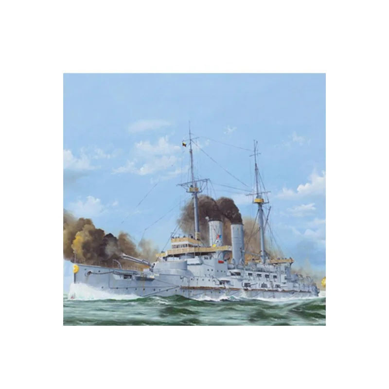 Maquette plastique de bateau Japonais Mikasa 1905 1:200