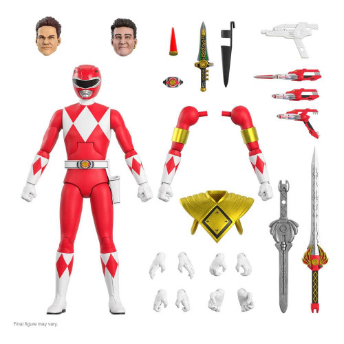 Power Rangers Figurine Ultimates Red Ranger 18 cm - SUPER7