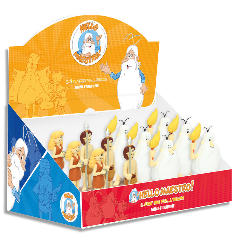 Figurine – IL ETAIT UNE FOIS L'HOMME Boite de 12 Il était une fois l'Homme Gomu Gomu SD Toys