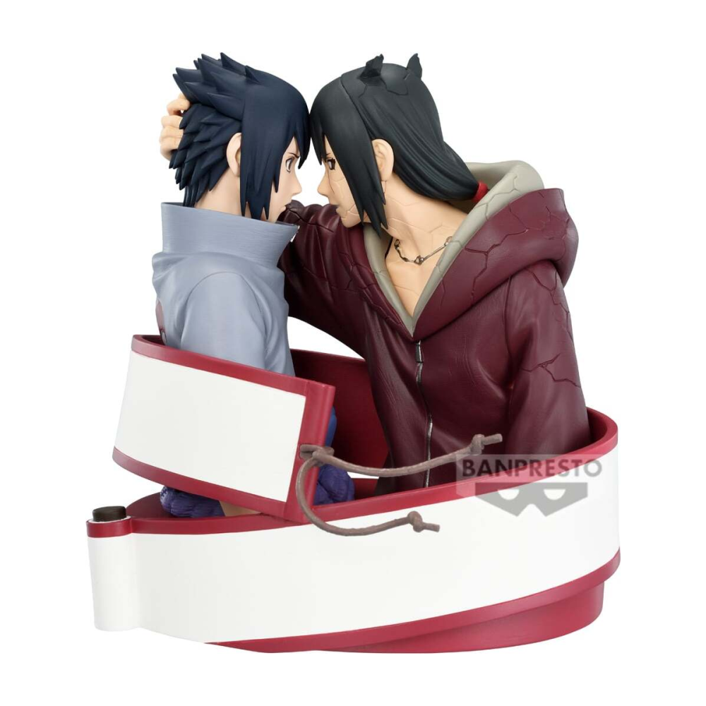 NARUTO SHIPPUDEN - Sasuke & Itachi Uchiha - Figurine Portrelic 12cm