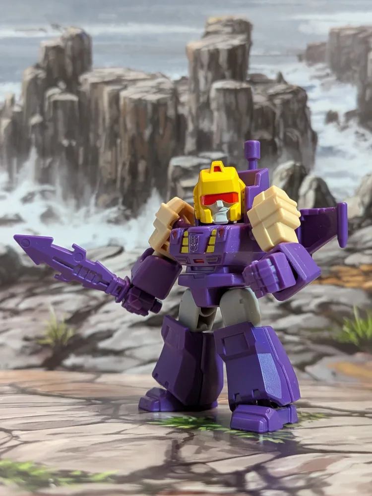 Blitzwing (~4-6cm) – Transformers Defender Version 04 – Blokees