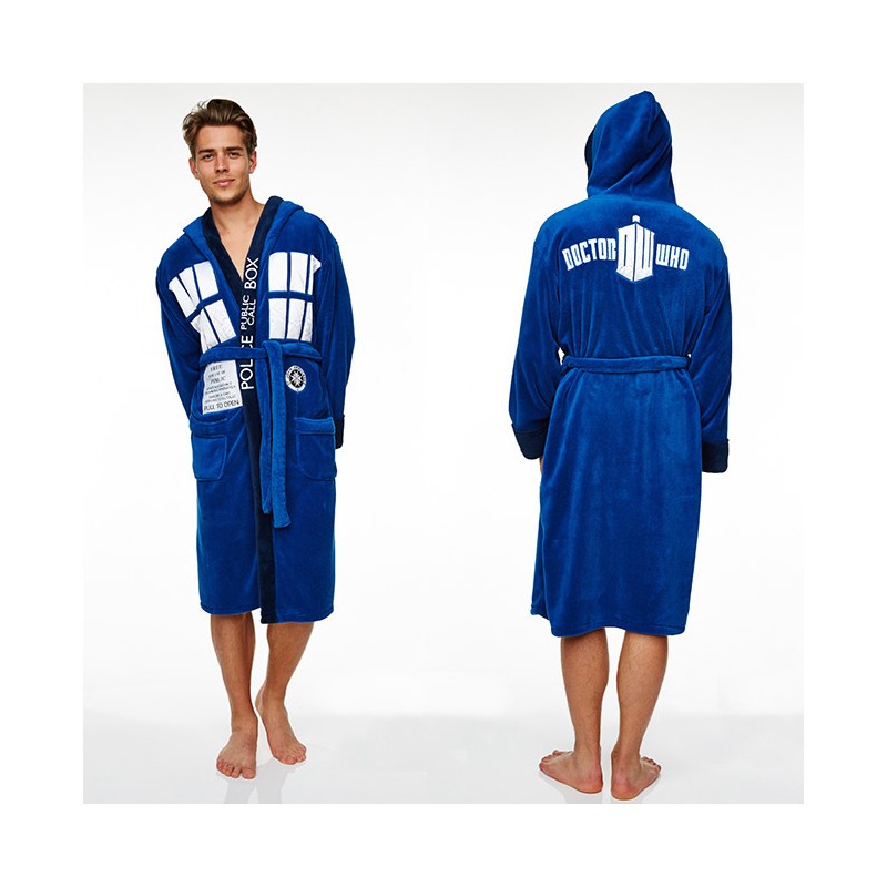 Doctor Who peignoir de bain polaire Tardis