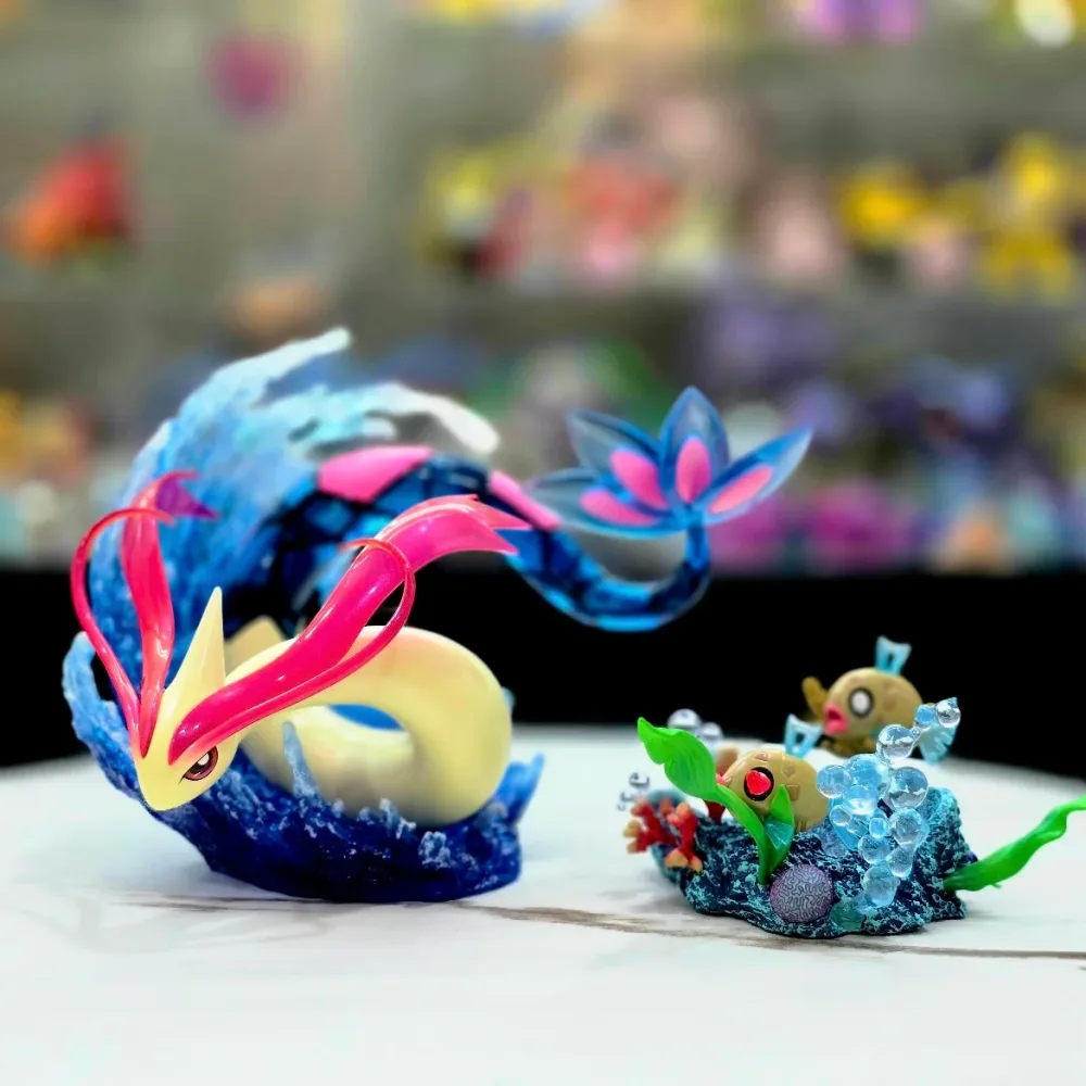 [IN STOCK] 1/20 Scale World Figure [PALLET TOWN] – Feebas & Milotic (B)
