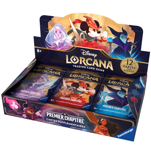 Display de 24 boosters Lorcana Premier Chapitre *Français*