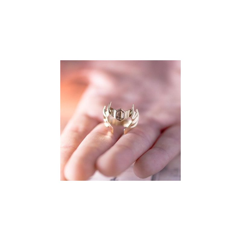 SAINT SEIYA Bague Chevalier Du Cancer Plaqué Or NSDH – Collection