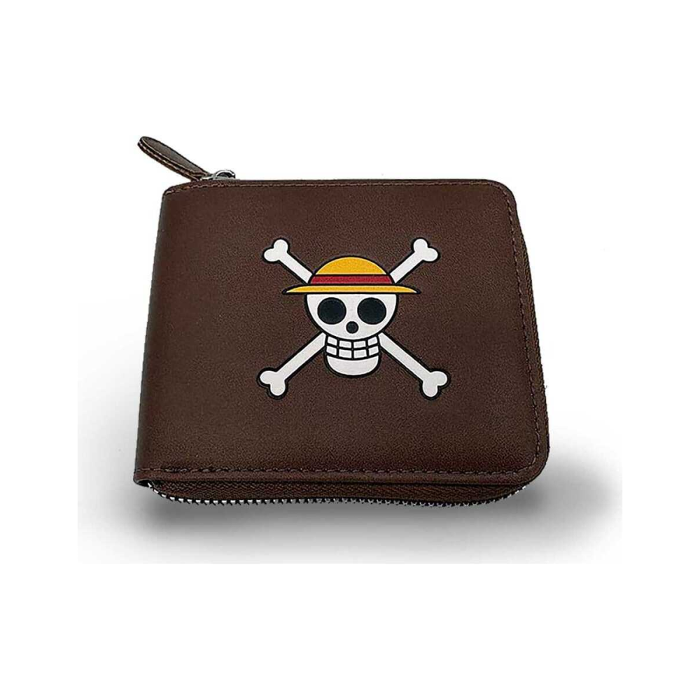 One Piece Portefeuille Man Zip Skull