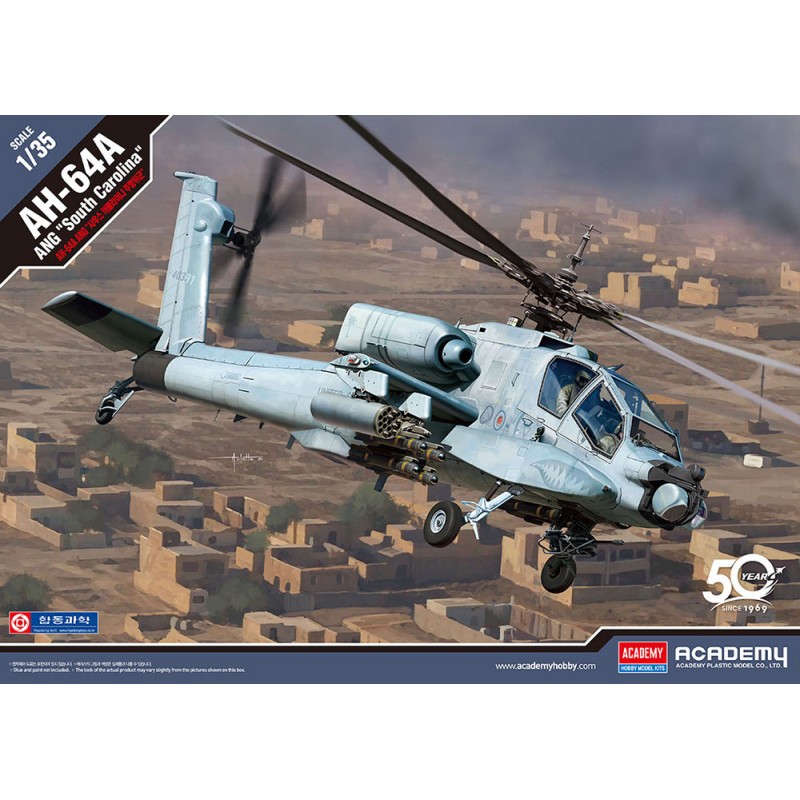 Maquette Boeing/Hughes AH-64A ANG 'Caroline du Sud'Outillage Hapdong