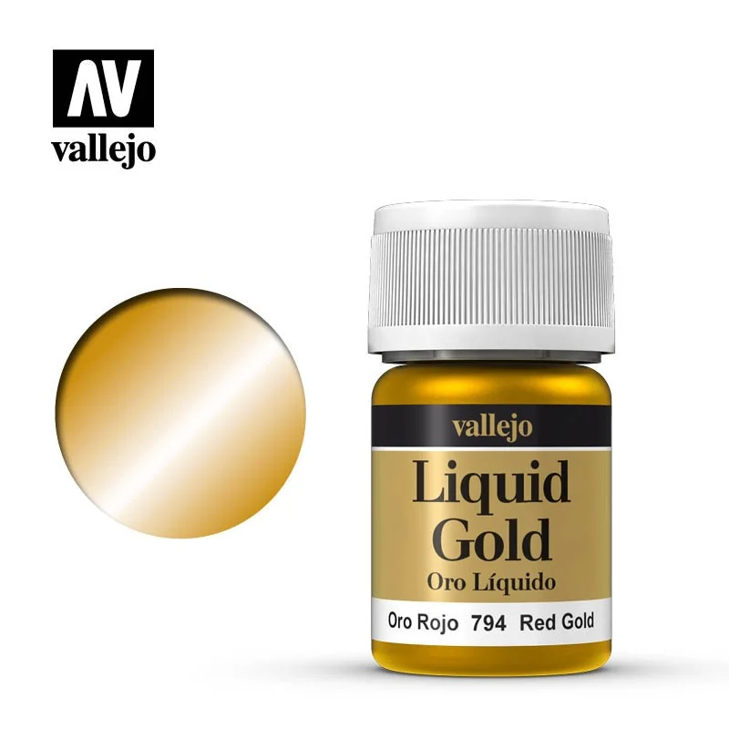 Peinture Modèle couleur 70794 liquide rd gold alcool