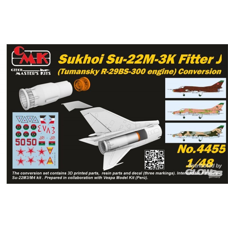 Accessoire Sukhoi Su-22M-3K Monteur J (moteur Tumansky R-29BS-300) Conversion