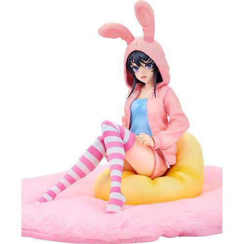 Statue Mai Sakurajima Hoodie Look Rabbit Ears Ver. 18 cm - Rascal Does Not Dream of a Knapsack Kid - KADOKAWA