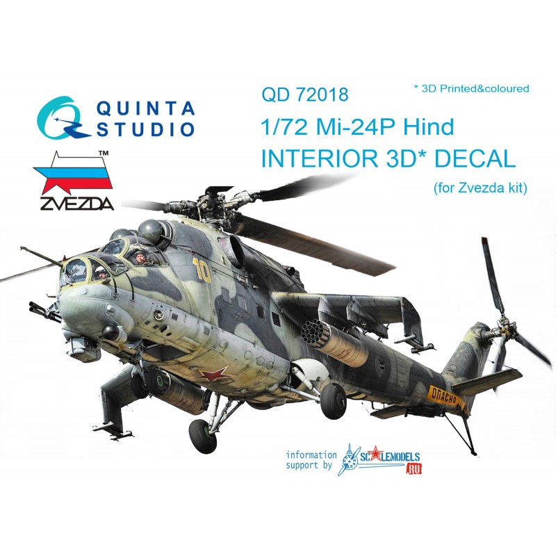 Décalcomanie Mil Mi-24P (conçu pour être utilisé avec les kits Zvezda)