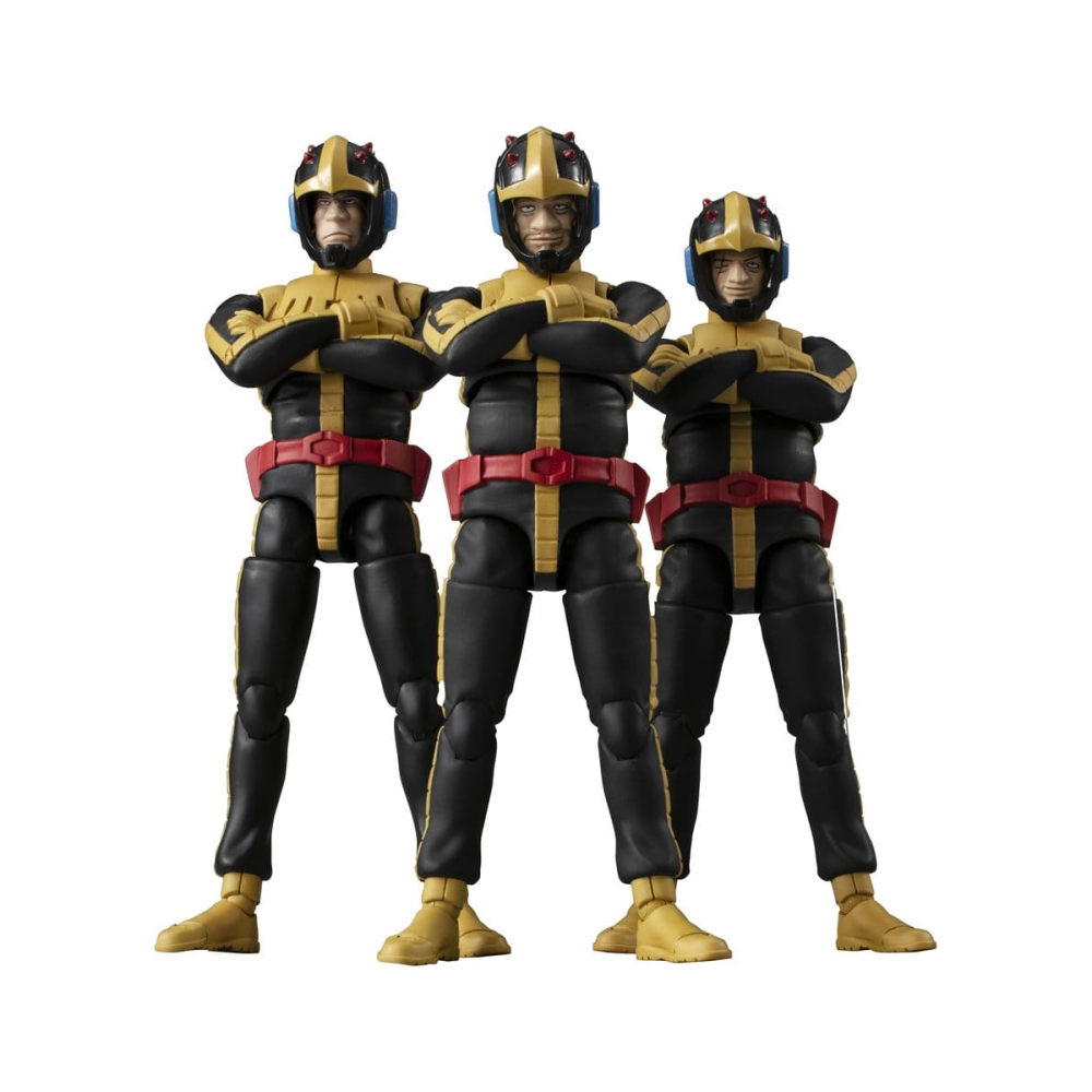 Mobile Suit Gundam pack 3 figurines G.M.G. Collection Principality of Zeon Jet Stream Attack 10 cm (with gift)