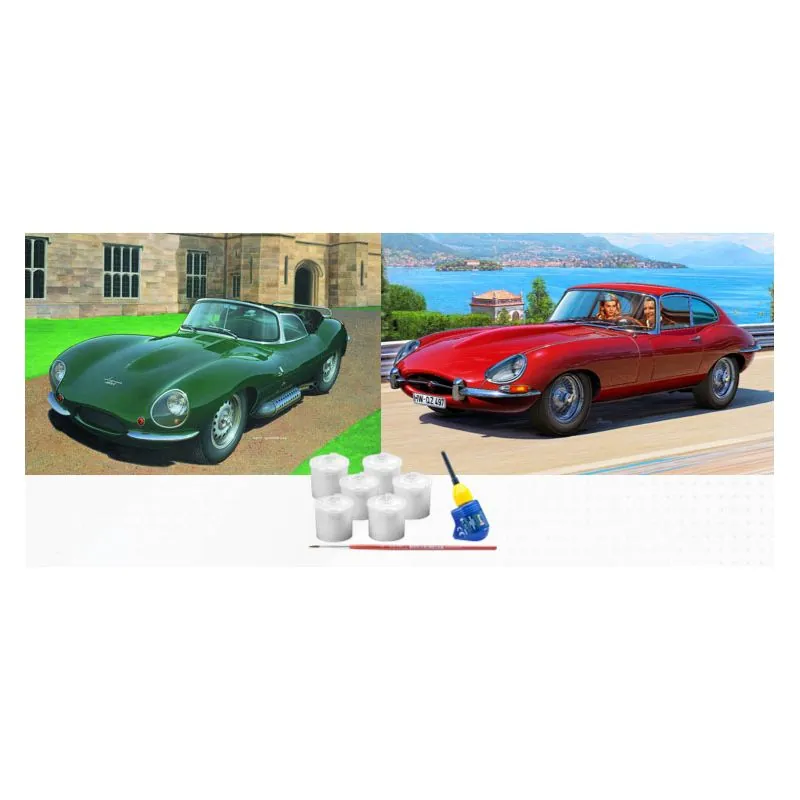 Maquette voiture Coffret cadeau 100 ans de jaguar