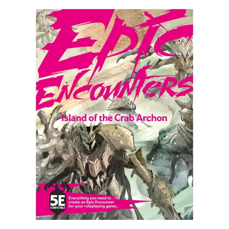 Figurine Epic Encounters RPG Set jeu de plateau Island of the Crab Archon *ANGLAIS*