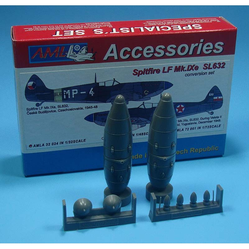 Supermarine Spitfire Mk.IXe avec des carburants allemands ??' AF tchèque (conçu pour être utilisé avec les kits Revell et Tamiya