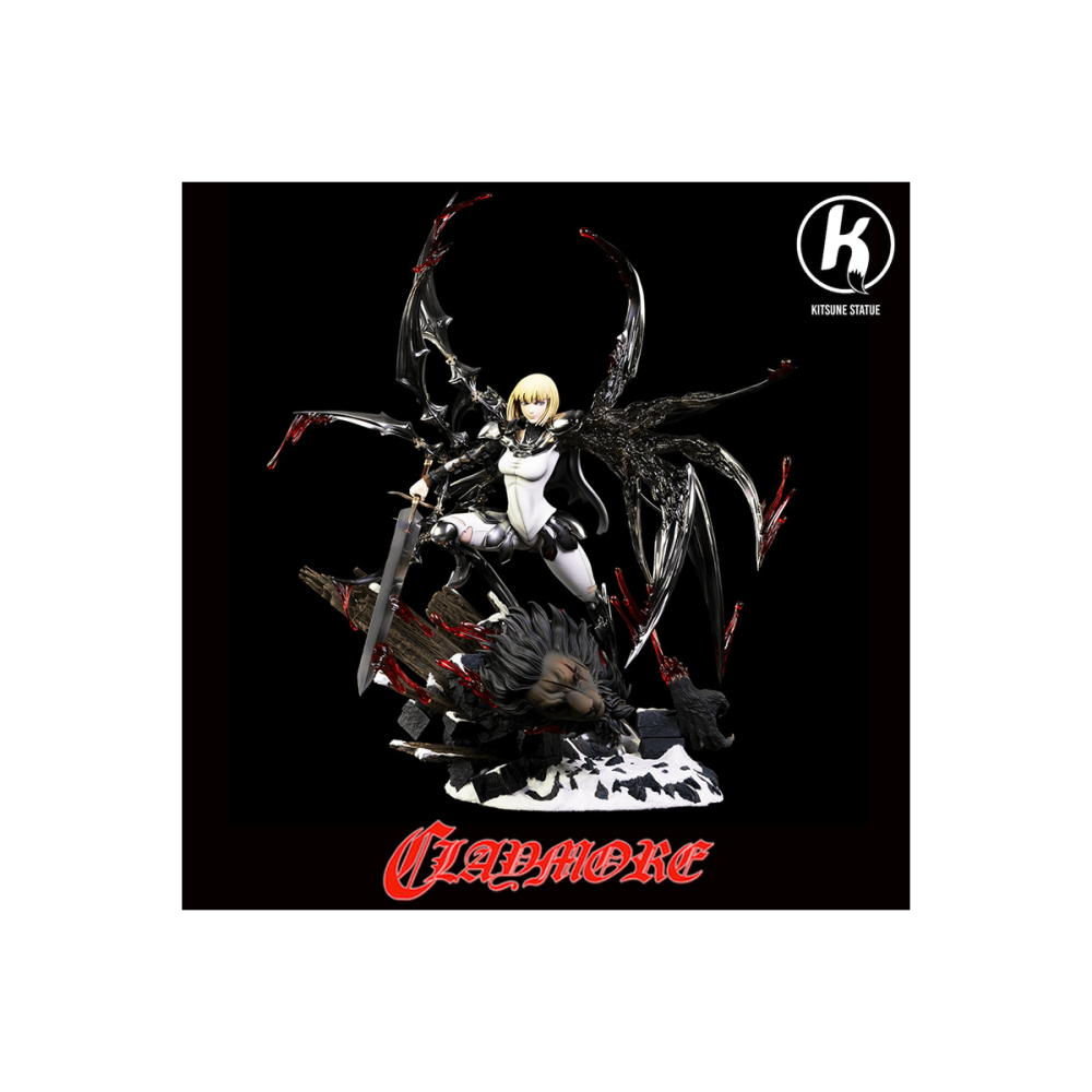 Figurine Claymore Statue 1/6 Clare Vs Rigalo 50cm
