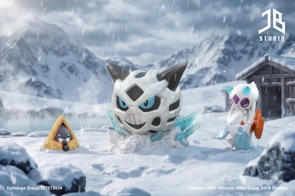 [PREORDER] 1/20 Scale World Figure [JB] – Snorunt & Glalie & Froslass