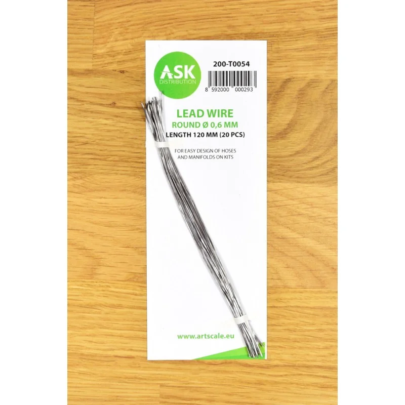 Fil conducteur - Rond Ø 0,6 mm x 120 mm (20 pcs)