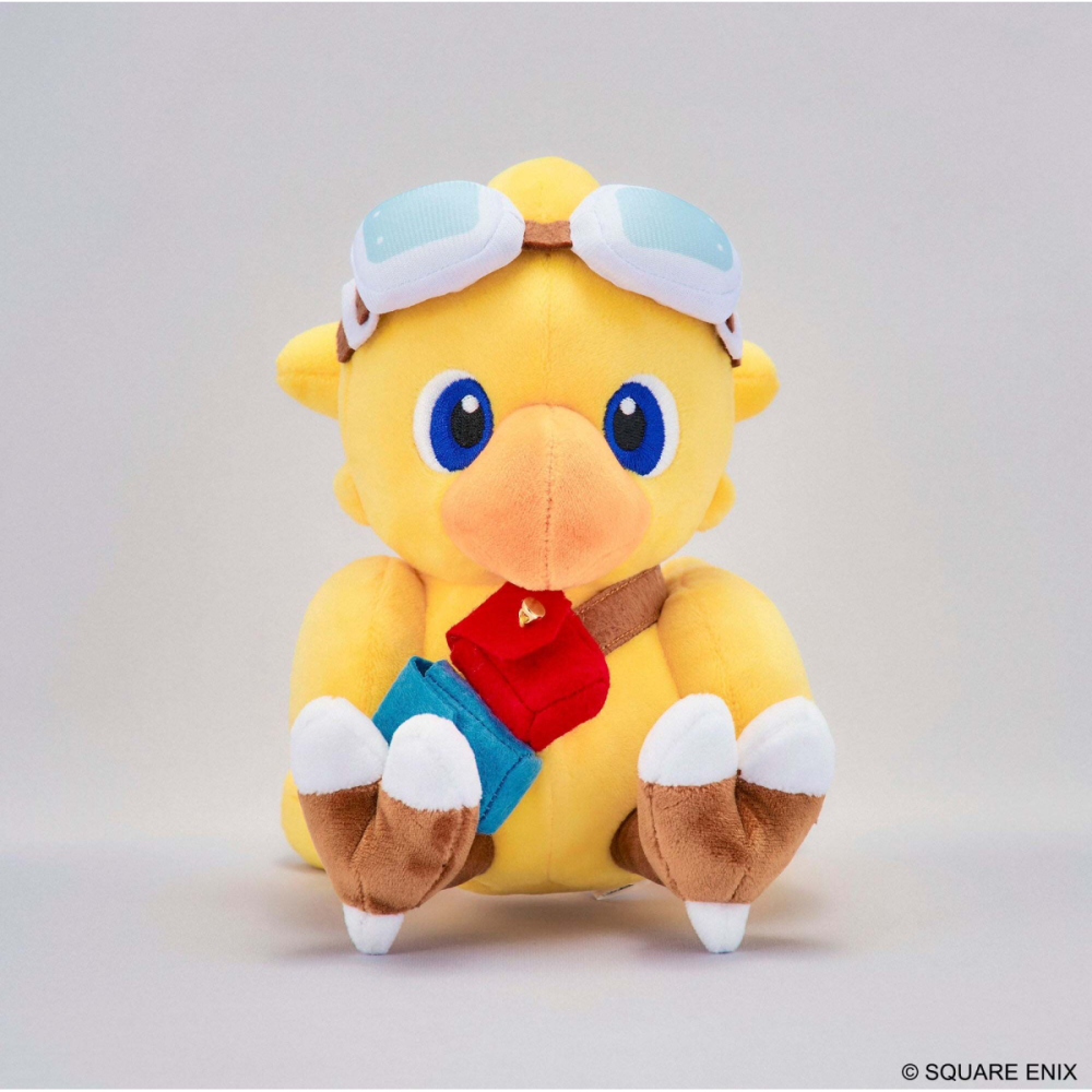 FINAL FANTASY - Chocobo & The flying ship - Peluche Picture Book 16cm