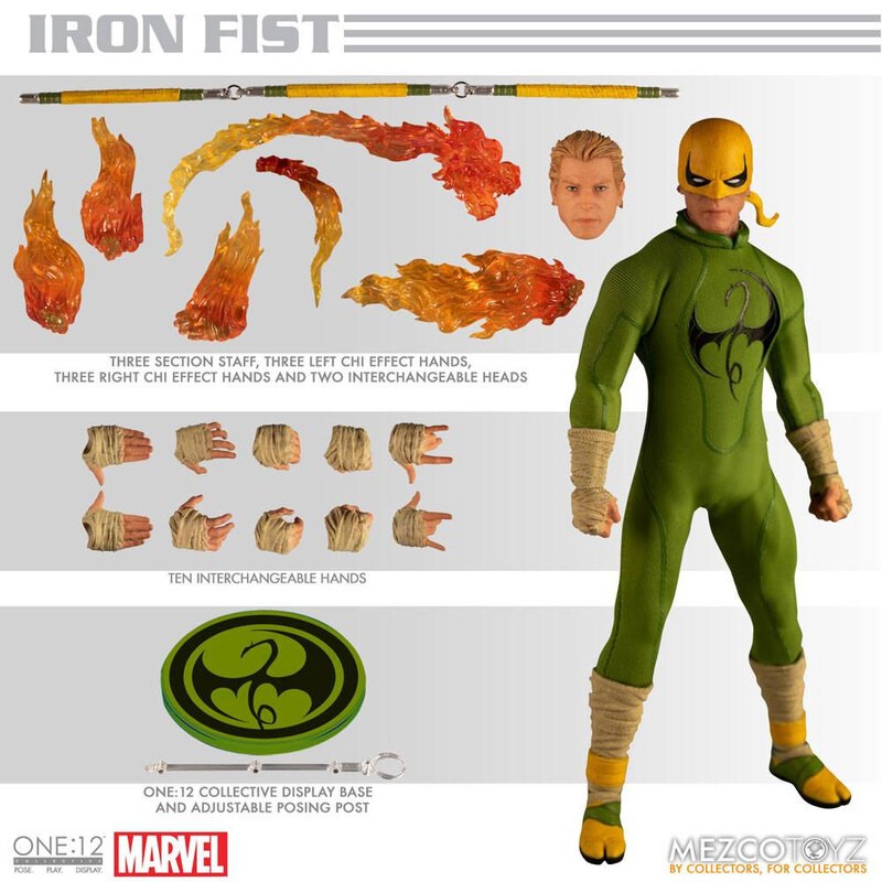 Marvel figurine 1/12 Iron Fist 17 cm