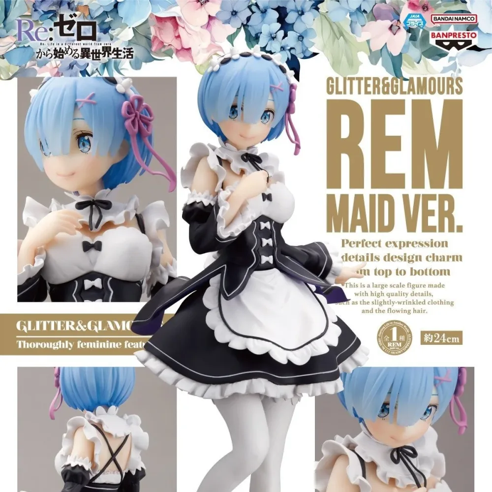 Re ZERO Starting Life in Another World GLITTER & GLAMOURS Figure REM Maid Ver.
