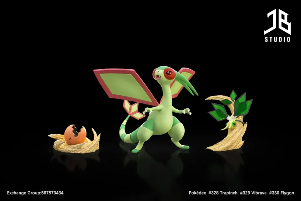 [PREORDER] 1/20 Scale World Figure [JB] – Trapinch & Vibrava & Flygon
