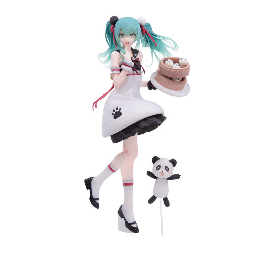 Hatsune Miku statue SPM Miku Panda Bun 23 cm