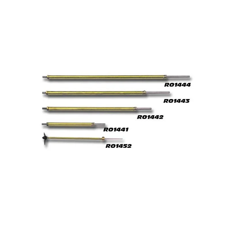 Accessoire pour bateau radiocommandé Tube d'étambot 160mm + hélice 30mm