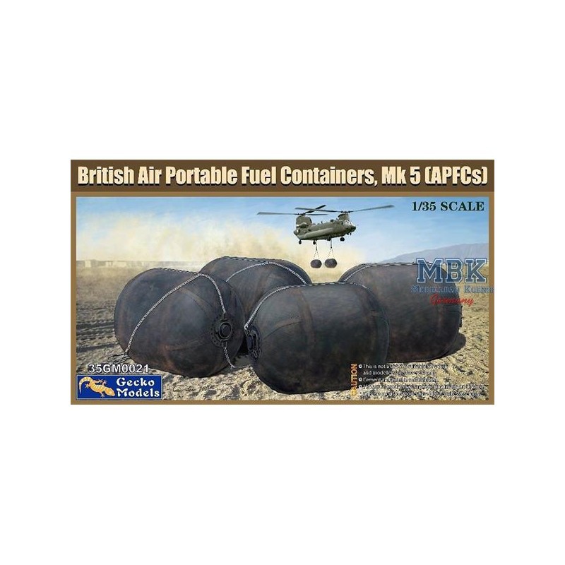 Maquette Conteneurs de carburant portables britanniques, Mk.5 (APFCS)
