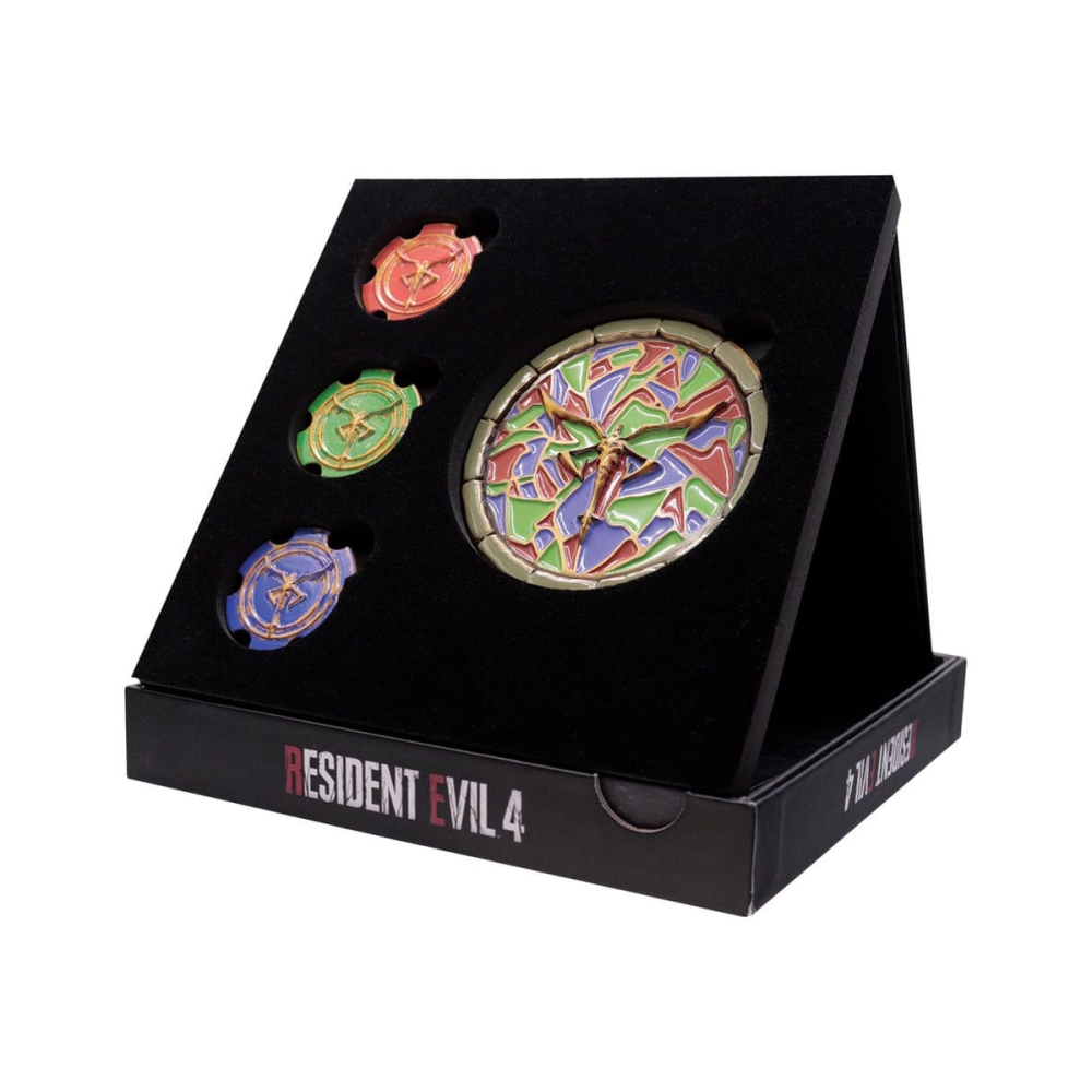 Réplique 1/1 Resident Evil 4 réplique Church Puzzle Medallion Set