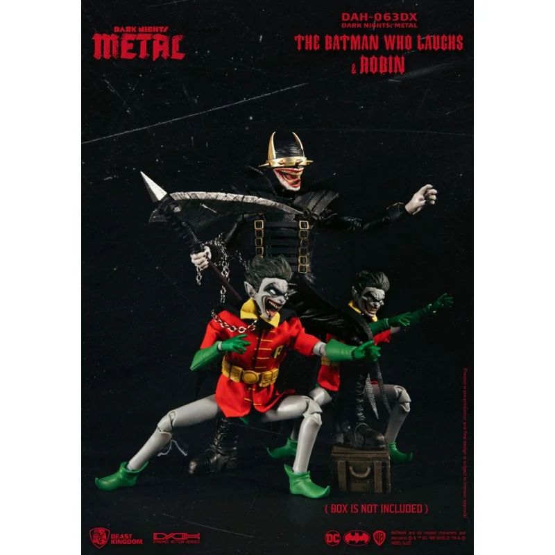 DC Comics Dynamic Action Heroes 1/9 The Batman Who Laughs and his Rabid Robins DX 20 cm