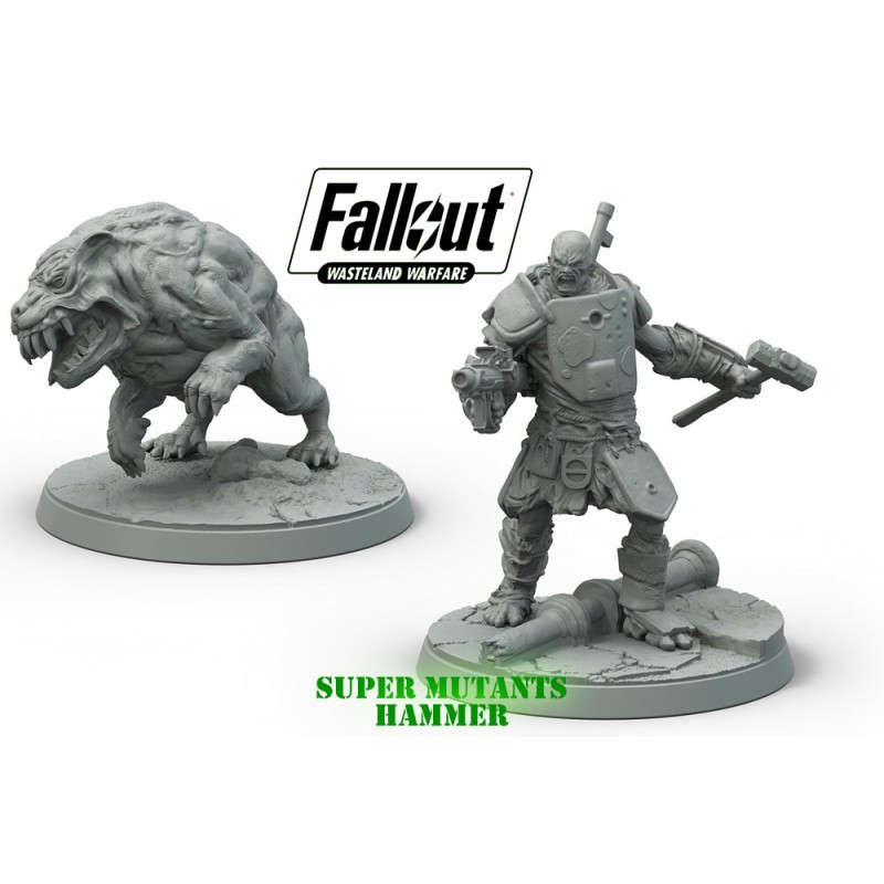 Jeu de plateau Fallout ww super mutants hammer