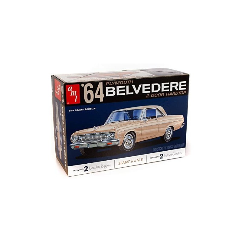 Maquette voiture Coupé Plymouth Belvedere 64 à toit rigide