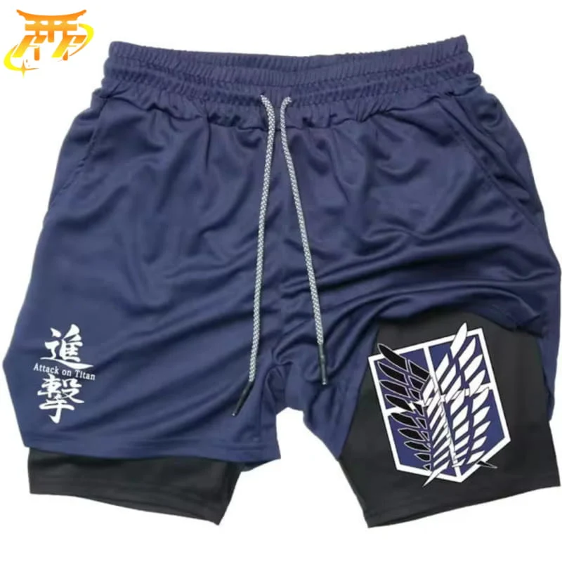 Short Bataillon d'Exploration Bleu - Attaque des Titans™