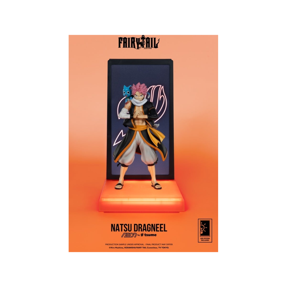 FAIRY TAIL - Natsu Dragneel - Figurine Neon by Tsume 25cm