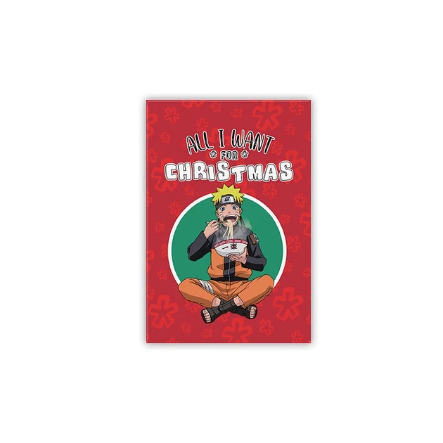 Naruto - Aimant / Magnet - Liste Noël - ALL I WANT FOR CHRISTMAS