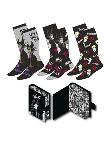 Set 3 calcetines Villanas Disney adulto – Collection