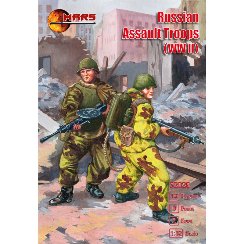 Figurines Troupes d'assaut russes (Seconde Guerre mondiale)