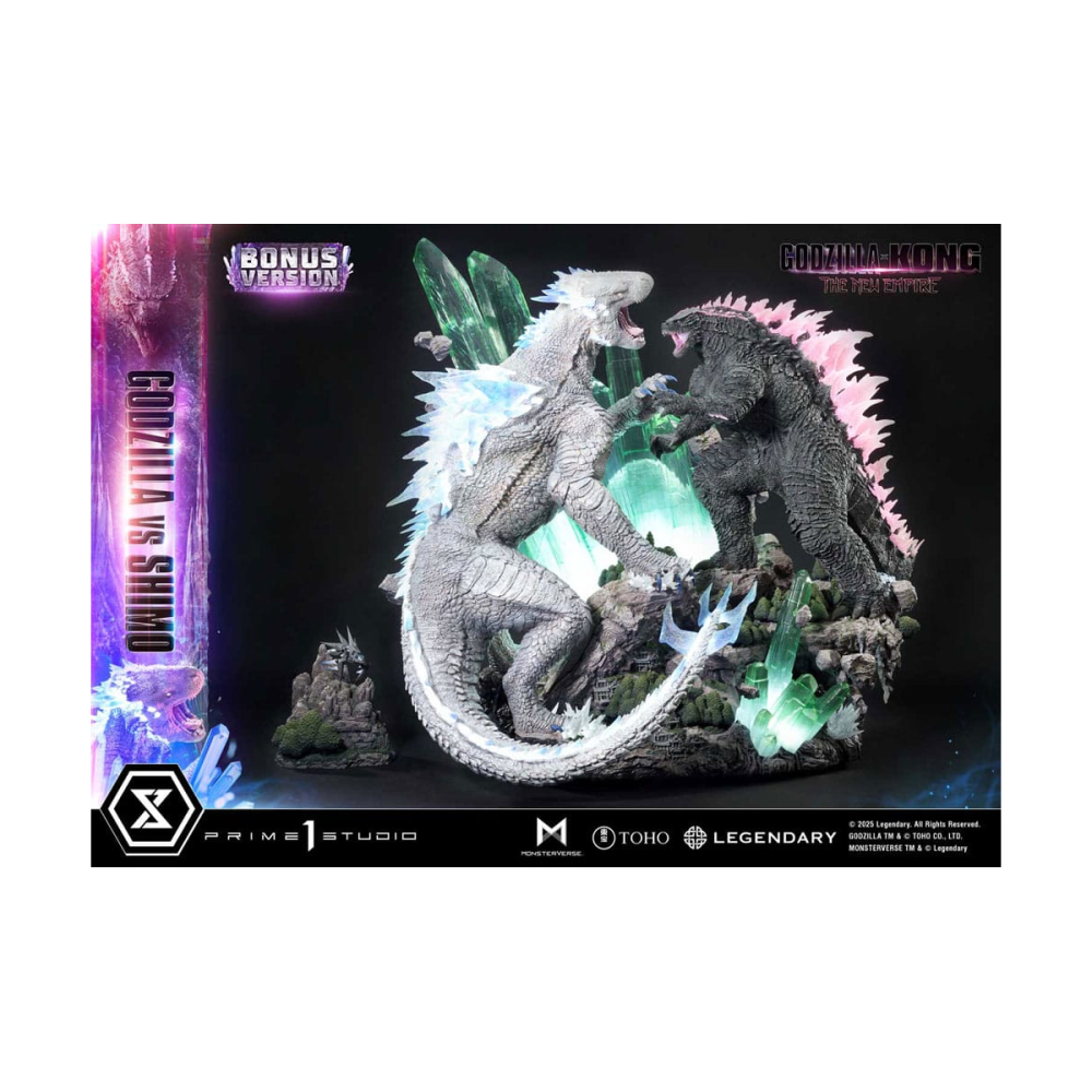Godzilla x Kong: The New Empire - statuette Ultimate Diorama Masterline Series Godzilla vs Shimo Bonus Version 86 cm