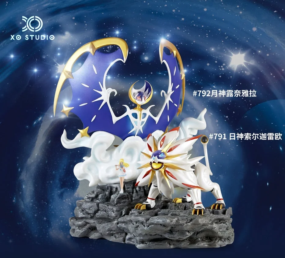 [IN STOCK] 1/20 Scale World Figure [XO] – Solgaleo & Lunala
