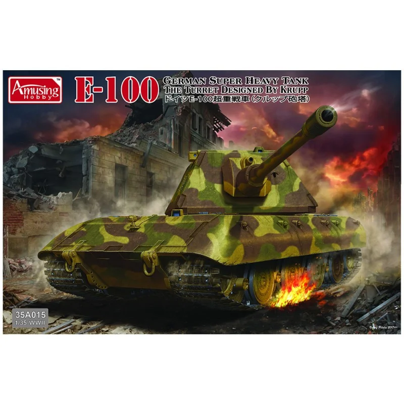 Maquette E-100 char super lourd allemand