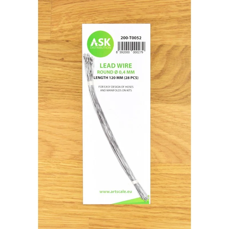 Fil conducteur - Rond Ø 0,4 mm x 120 mm (28 pcs)