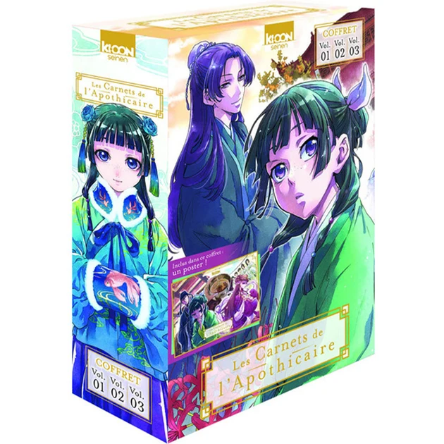Les Carnets de l'Apothicaire - Coffret Tome 01 à 03 + Poster