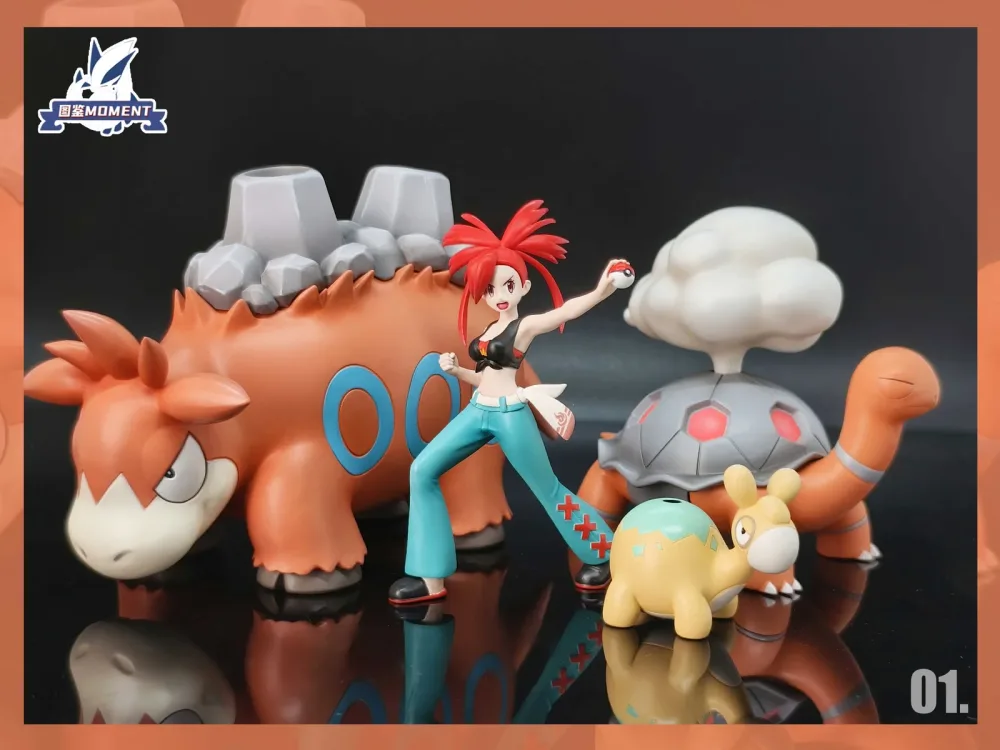 [PREORDER] 1/20 Scale World Figure [POKEDEX MOMENT] – Numel & Camerupt